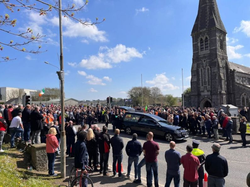 Thousands attend funeral service for Craig Breen