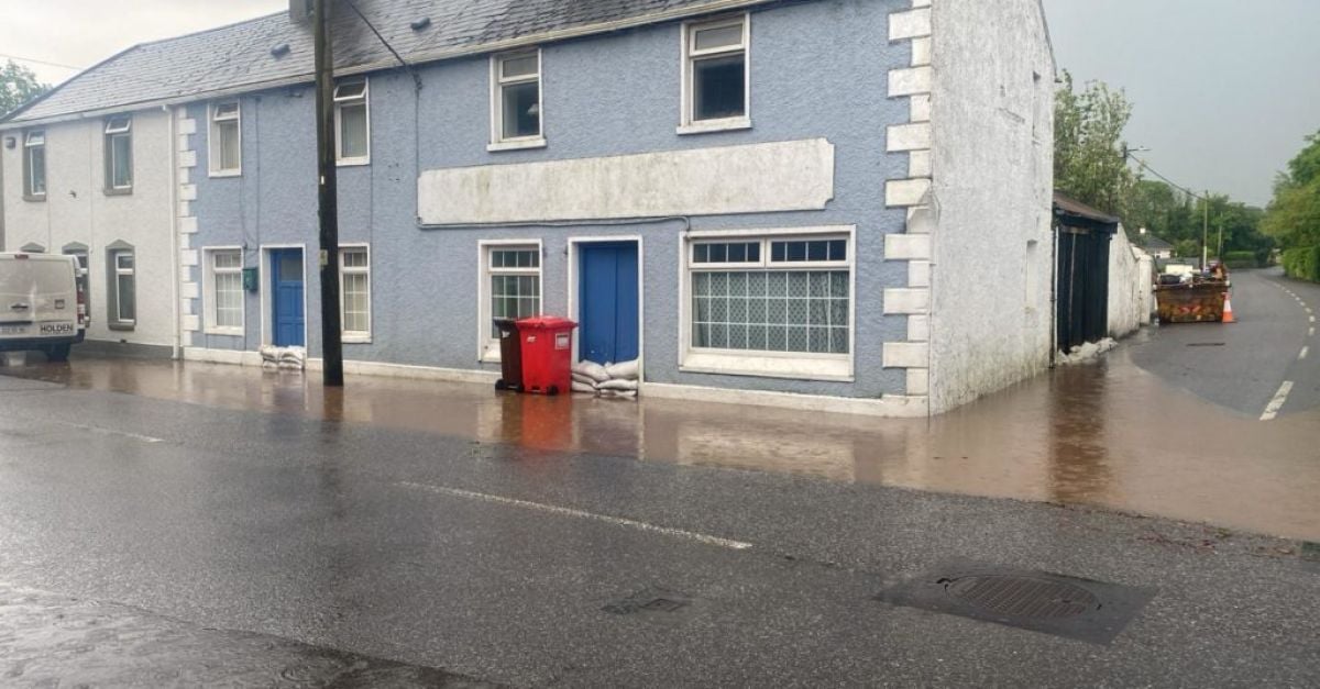 There have been reports of flooding in Tallow, Co. Waterford.The village was subject to devastation last year, as storm Babet
