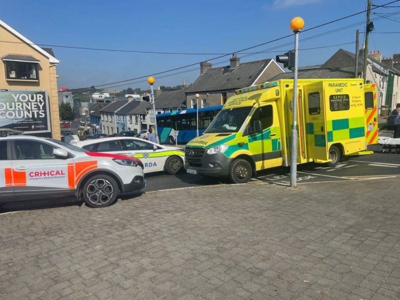 Emergency services at scene of Ballybricken hit and run