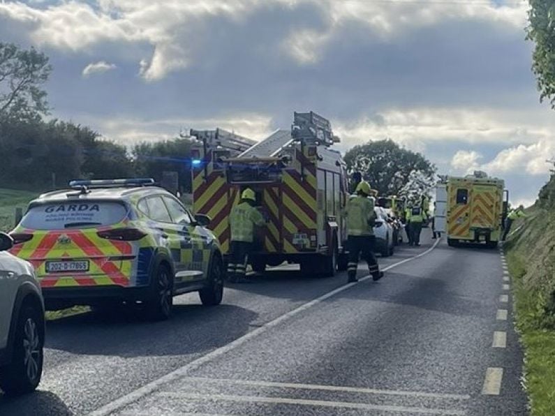 Emergency services at scene of serious collision in Tramore