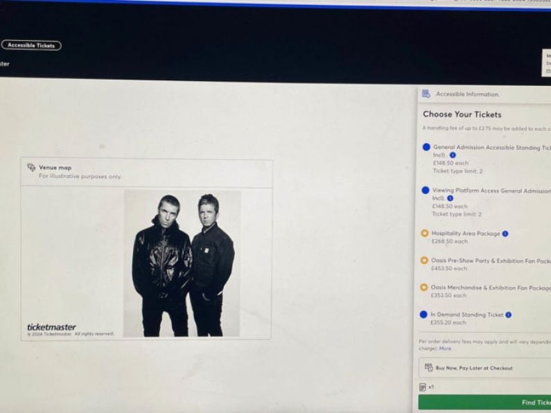 Oasis fans hit out at Ticketmaster over higher ‘in-demand’ prices