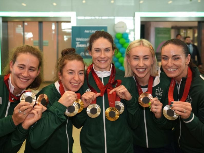 Joyous scenes as Irish athletes welcomed home from Paralympic Games