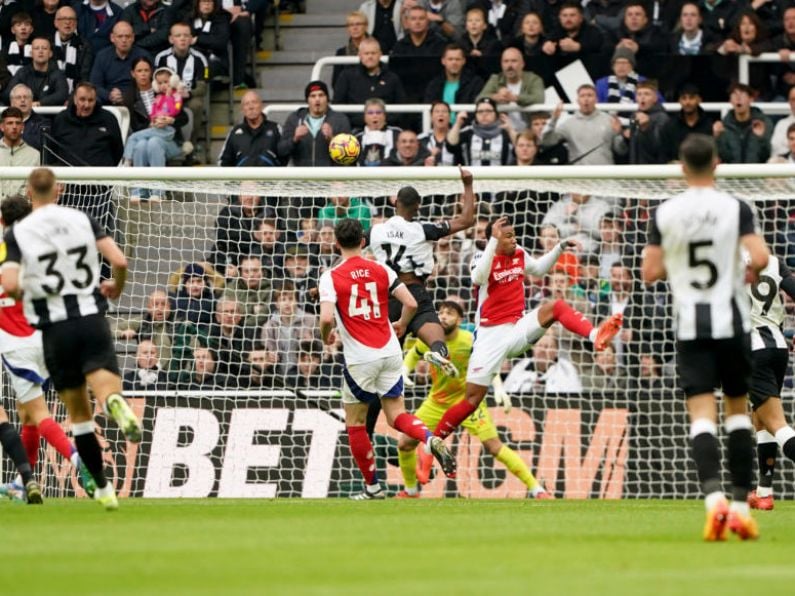 Alexander Isak’s header gives Newcastle victory to dent Arsenal’s title hopes