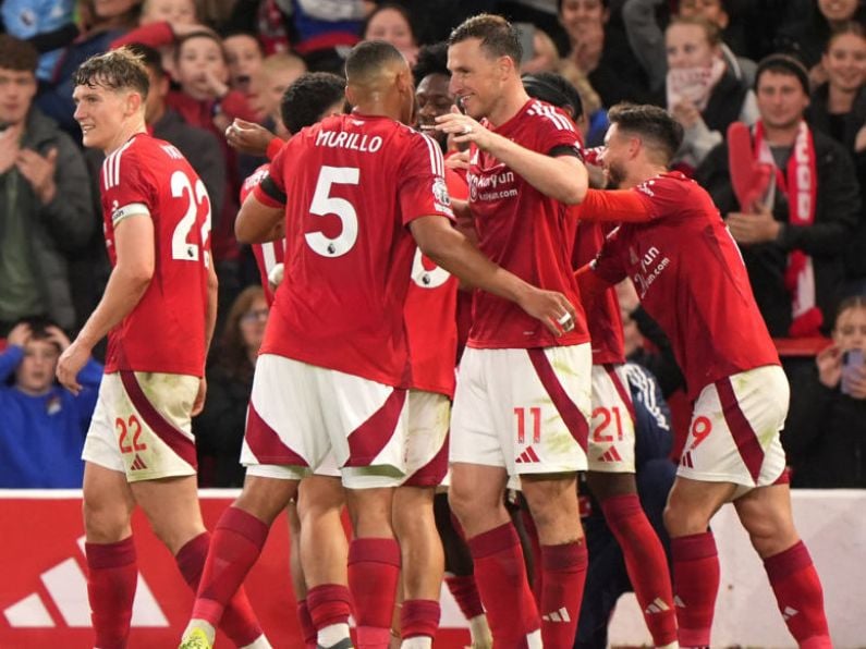 Nottingham Forest climb to third with emphatic win over 10-man West Ham