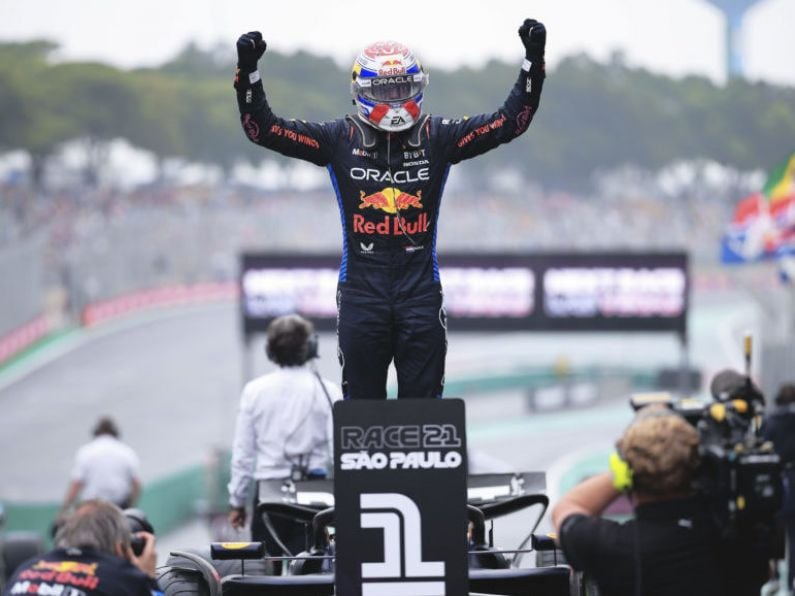 Max Verstappen taunts detractors after wet-weather masterclass in Brazil