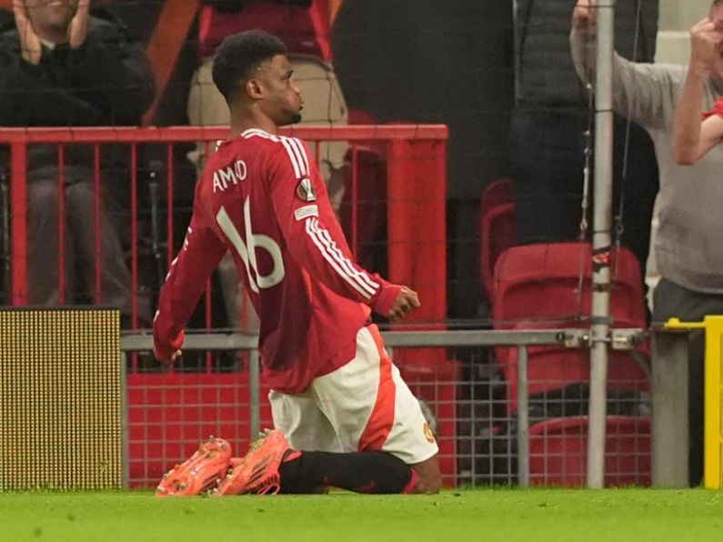 Amad Diallo double ends Manchester United’s year-long wait for a European win