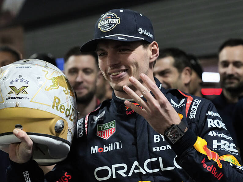 Max Verstappen seals fourth world title as George Russell wins in Las Vegas